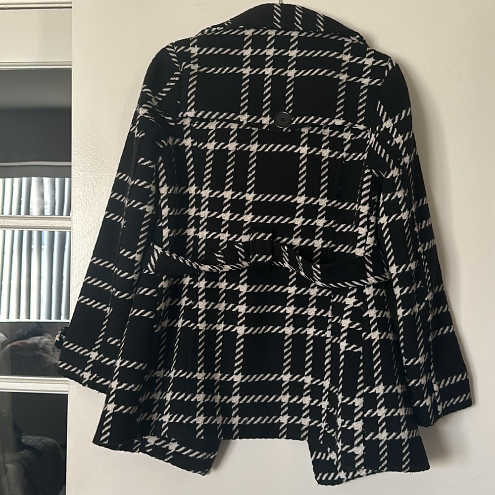 Houndstooth Coat Jou Jou Size Small - Picture 3 of 3